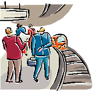 people waiting on a platform